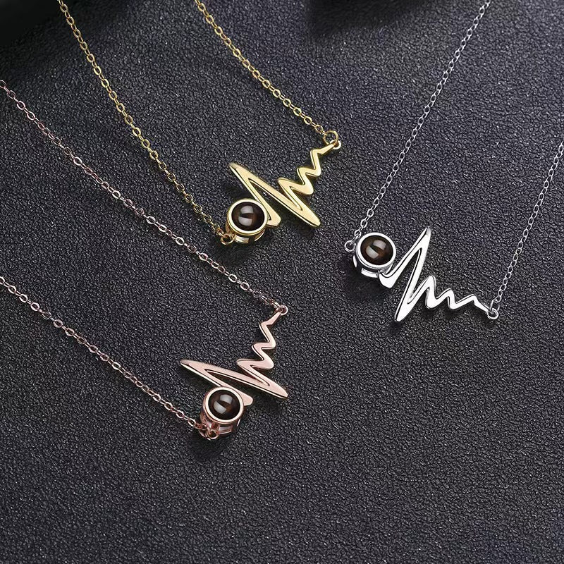 Harmony Locket 925 Sterling Silver Projection Necklace
