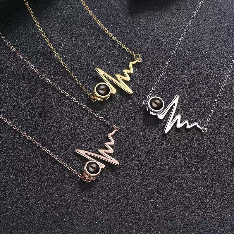 Harmony Locket 925 Sterling Silver Projection Necklace