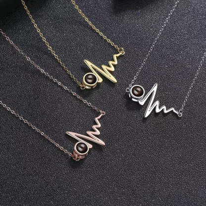 Harmony Locket 925 Sterling Silver Projection Necklace