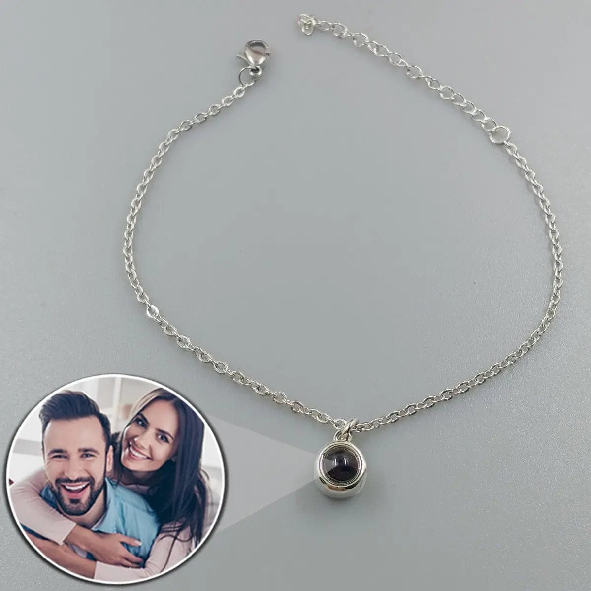 Photo Projection Circle Bracelet