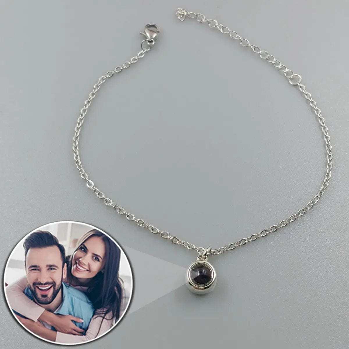 Photo Projection Circle Bracelet