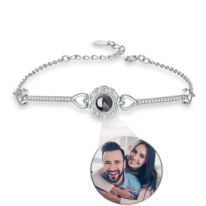 Photo Projection Classic Flower Bracelet