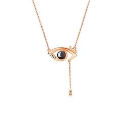 Projection Evil Eye Necklace