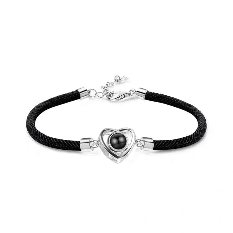Photo Projection Heart Bracelet