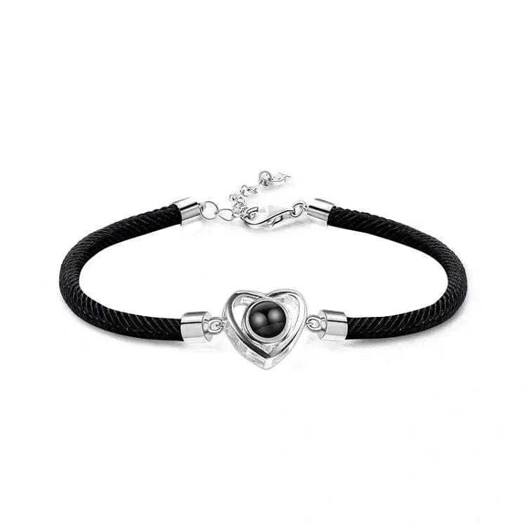 Photo Projection Heart Bracelet