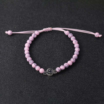 Frosted Stone Projection Bracelet