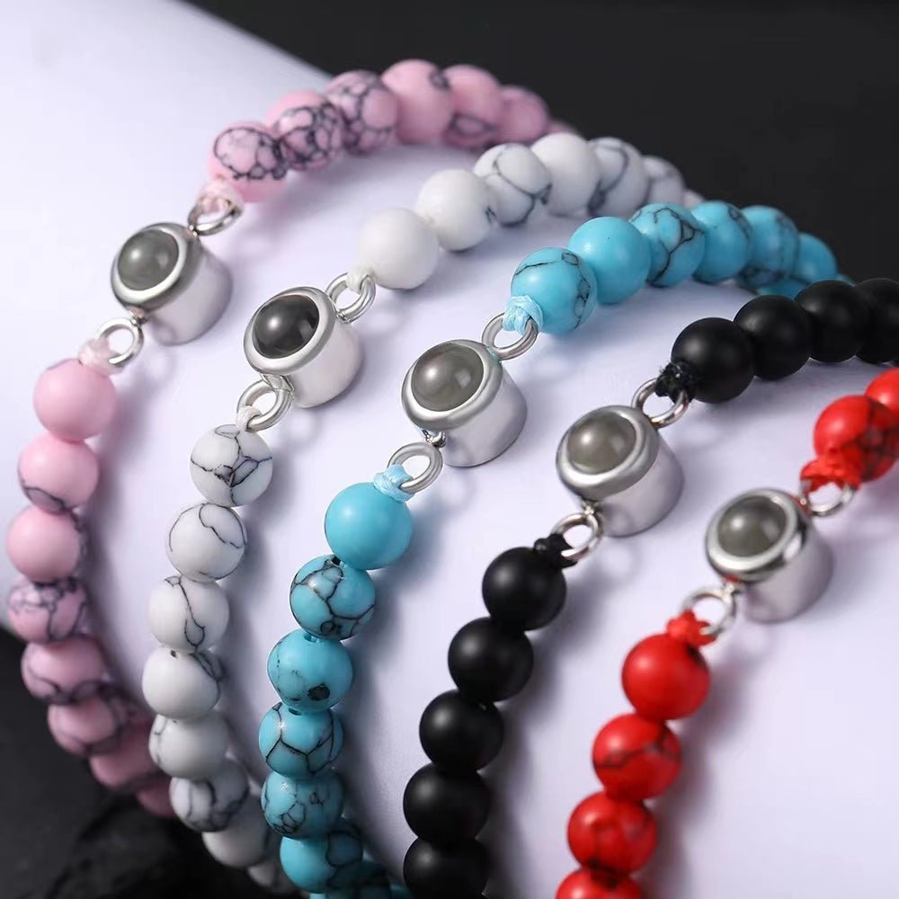 Frosted Stone Projection Bracelet