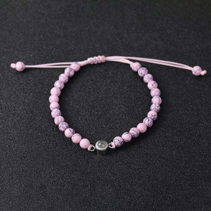 Frosted Stone Projection Bracelet