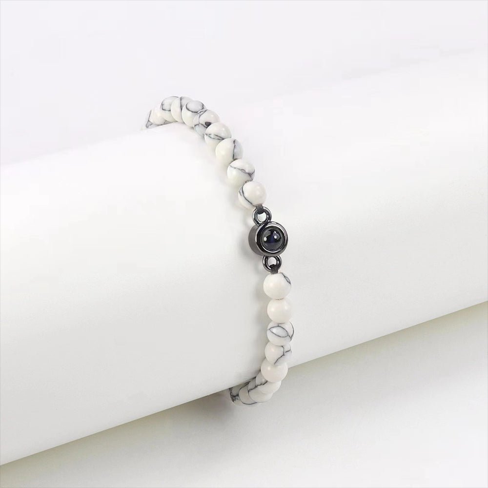 Frosted Stone Projection Bracelet