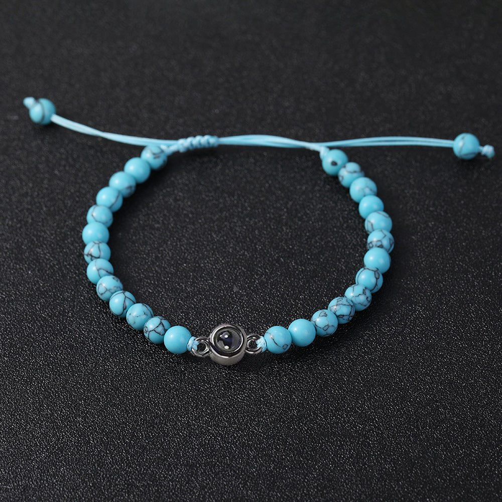 Frosted Stone Projection Bracelet