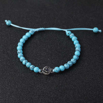 Frosted Stone Projection Bracelet