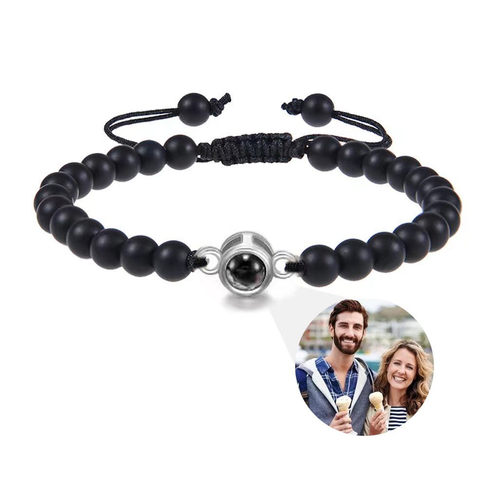 Frosted Stone Projection Bracelet