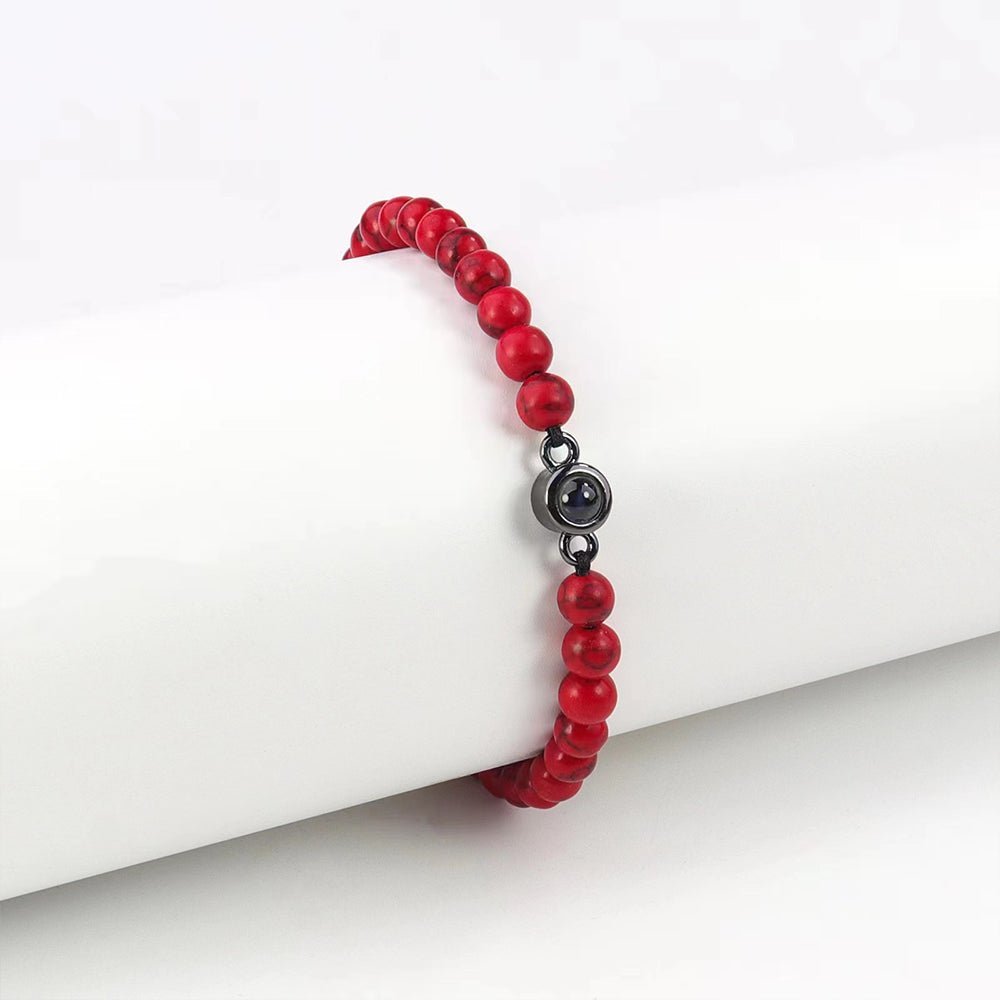 Frosted Stone Projection Bracelet