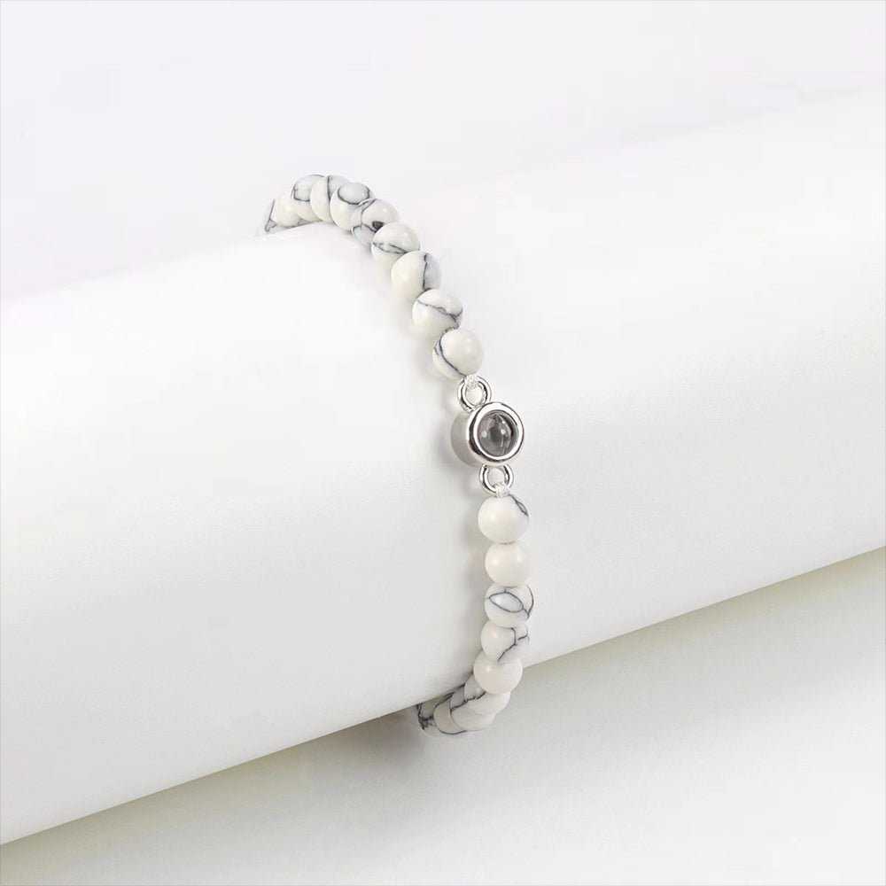 Frosted Stone Projection Bracelet