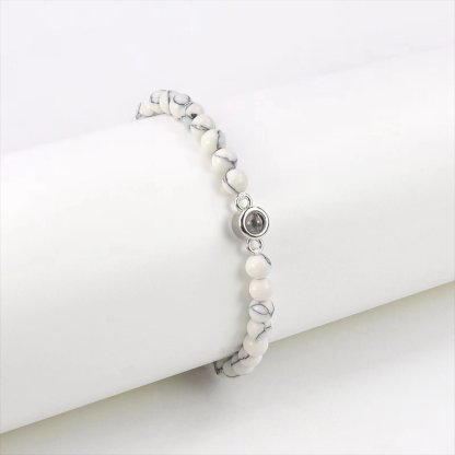 Frosted Stone Projection Bracelet