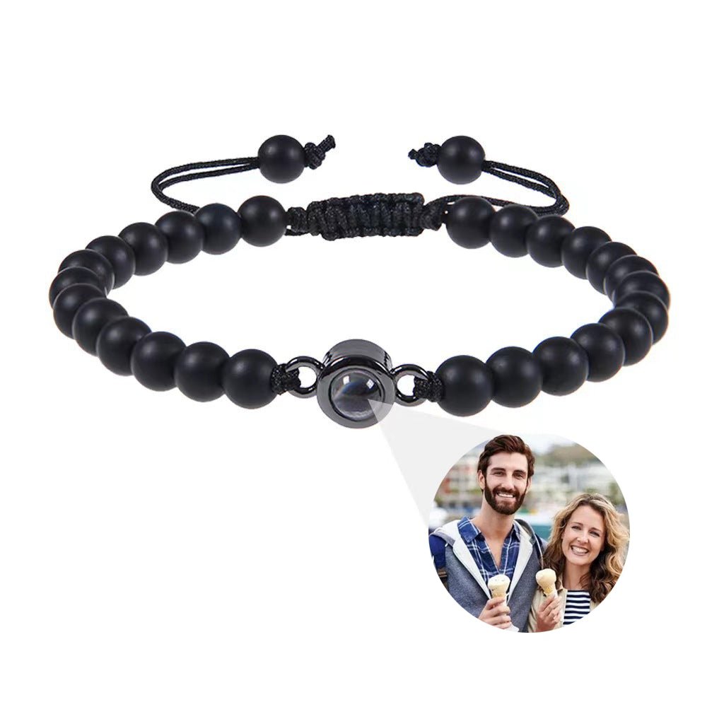 Frosted Stone Projection Bracelet