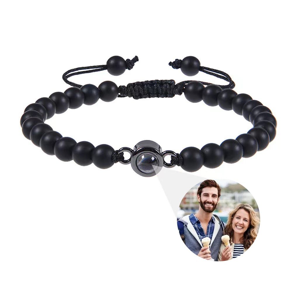 Frosted Stone Projection Bracelet