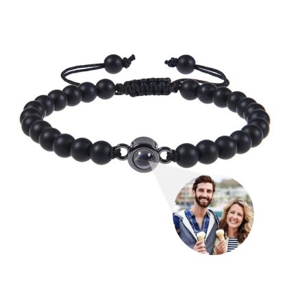 Frosted Stone Projection Bracelet