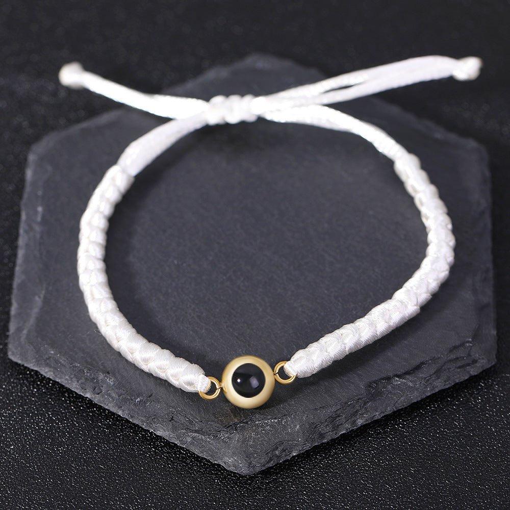 ised Snake Knot Braided Projection Bracelet