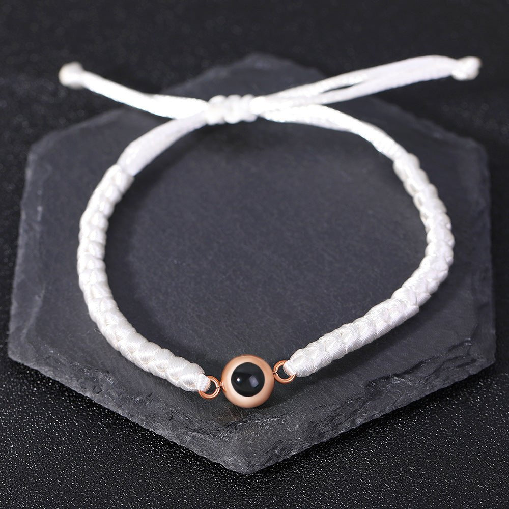 ised Snake Knot Braided Projection Bracelet