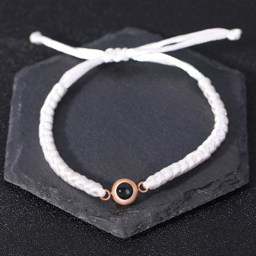 ised Snake Knot Braided Projection Bracelet