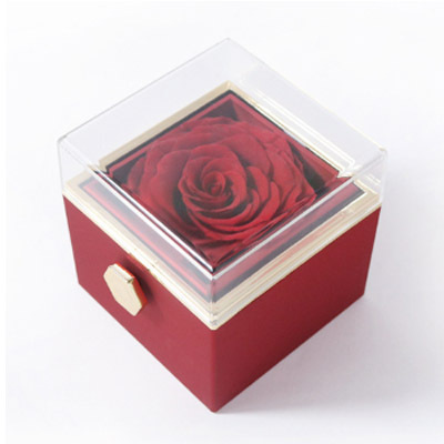 Square Rotate Rose Box