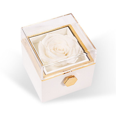 Square Rotate Rose Box