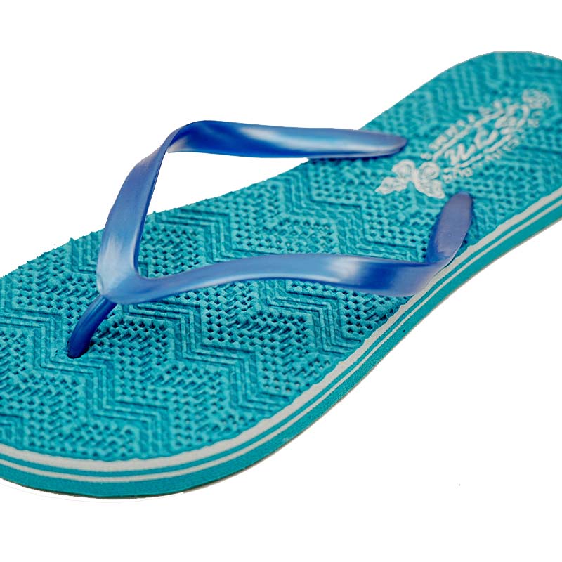SNP Footwear Women's Flip Flops - Flat Beach Slippers Blue