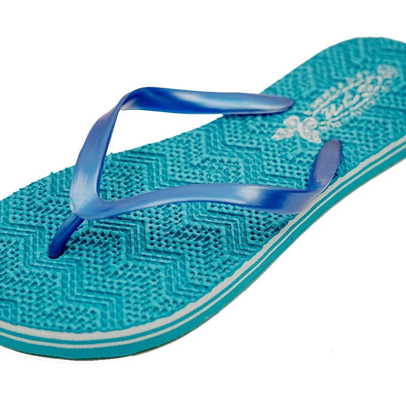 SNP Footwear Women's Flip Flops - Flat Beach Slippers Blue