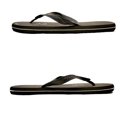SNP Footwear Top Men's Flip Flops - Flat Beach Slippers Black