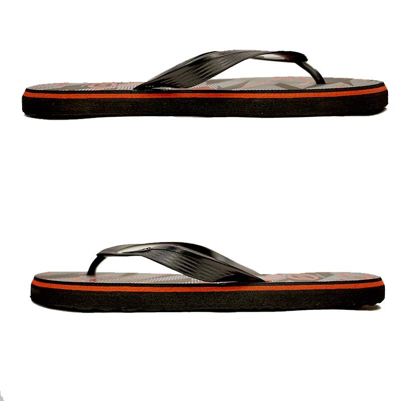 SNP Footwear Top Men's Flip Flops - Flat Beach Slippers Black