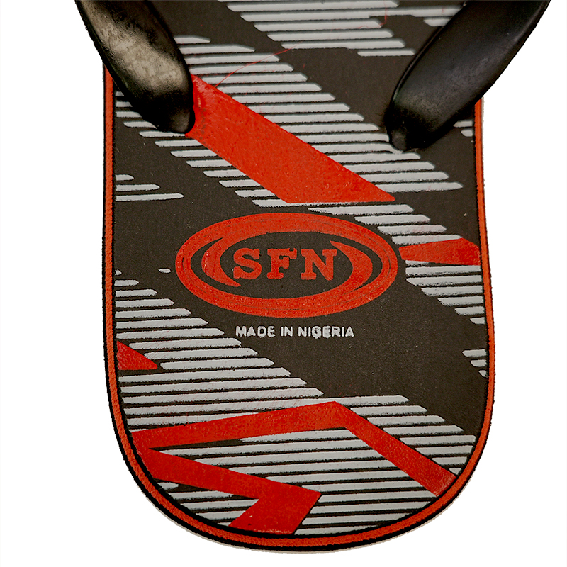 SNP Footwear Top Men's Flip Flops - Flat Beach Slippers Black
