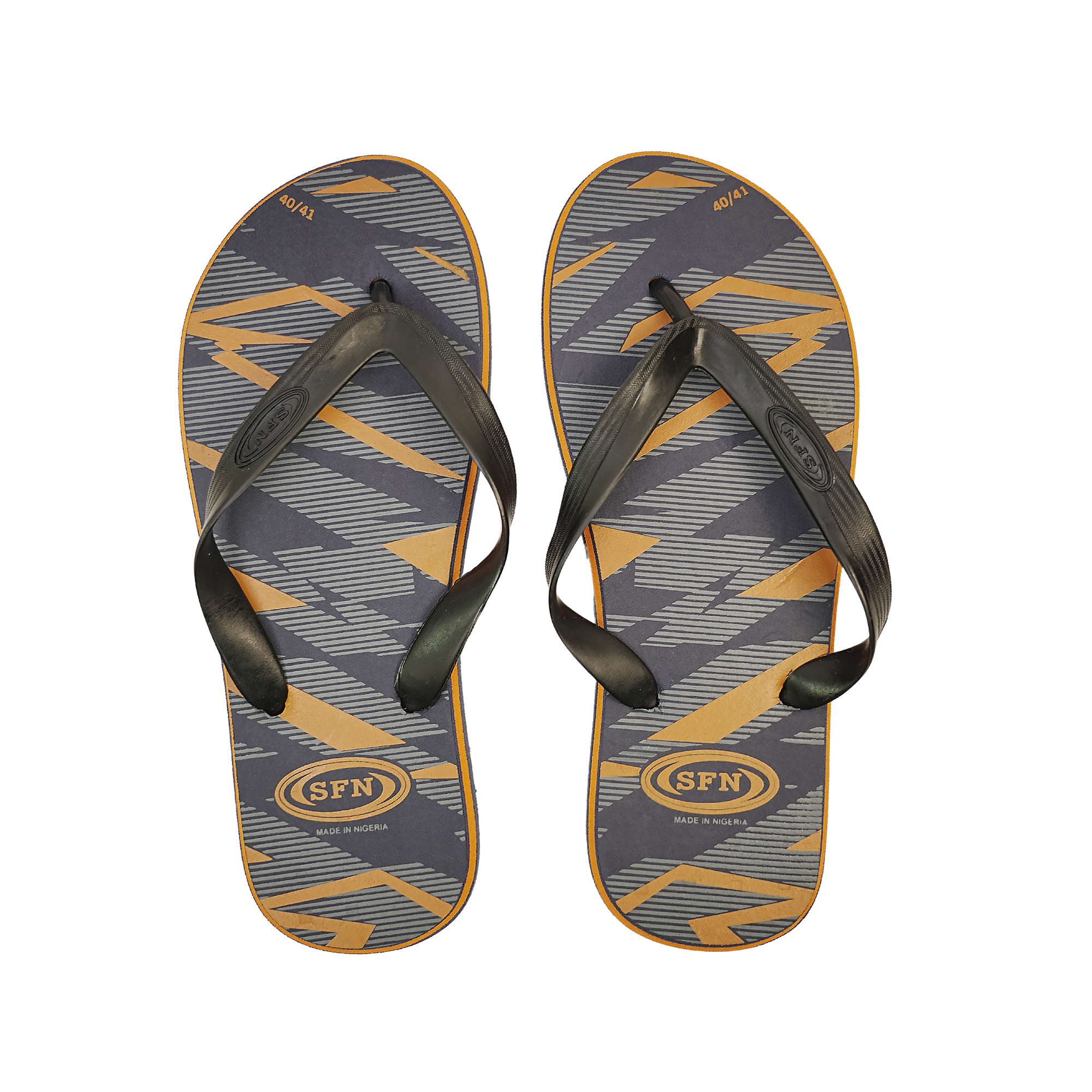 SNP Footwear Top Men's Flip Flops - Flat Beach Slippers Royal blue