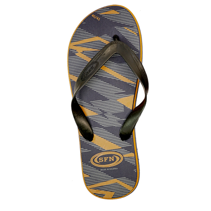 SNP Footwear Top Men's Flip Flops - Flat Beach Slippers Royal blue
