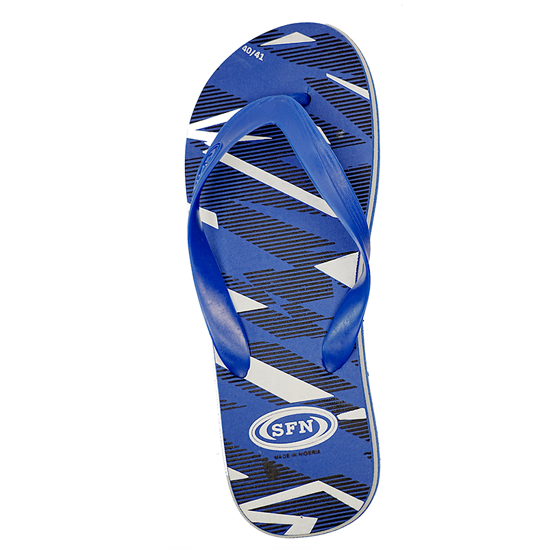 SNP Footwear Top Men's Flip Flops - Flat Beach Slippers Navy blue