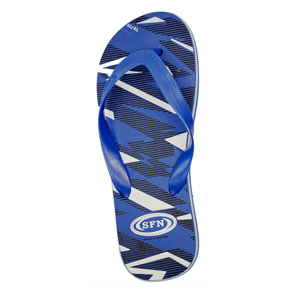 SNP Footwear Top Men's Flip Flops - Flat Beach Slippers Navy blue