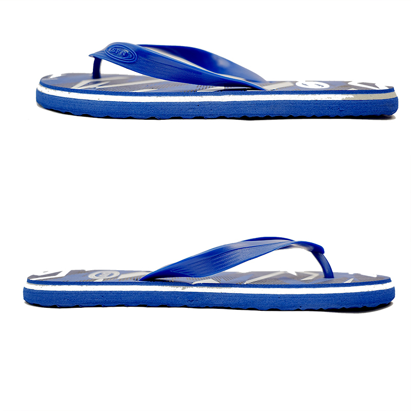SNP Footwear Top Men's Flip Flops - Flat Beach Slippers Navy blue