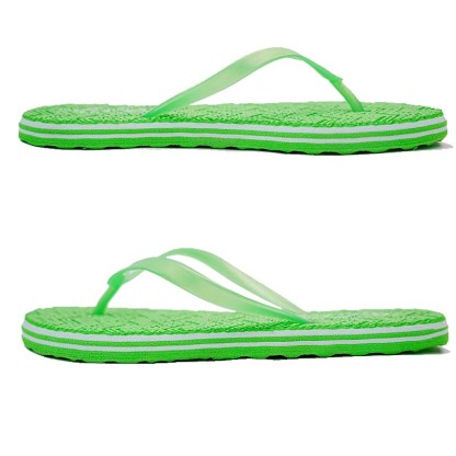 SNP Footwear Women's Flip Flops - Flat Beach Slippers Green