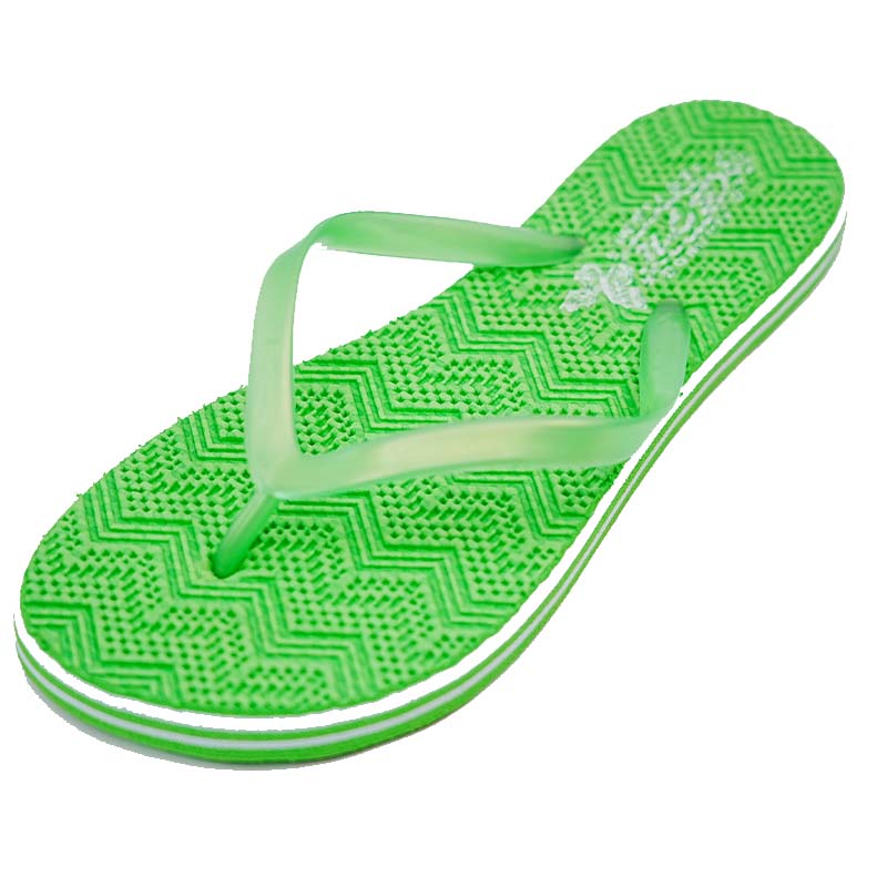 SNP Footwear Women's Flip Flops - Flat Beach Slippers Green