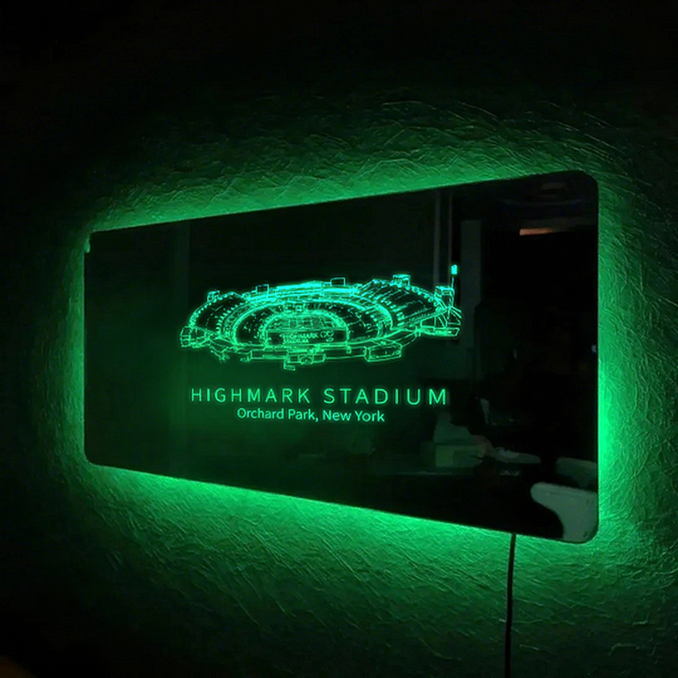 Highmark Stadium Mirror Light-Gifts For Sports Lovers、 Buffalo Bills、NFL、Pennsylvania