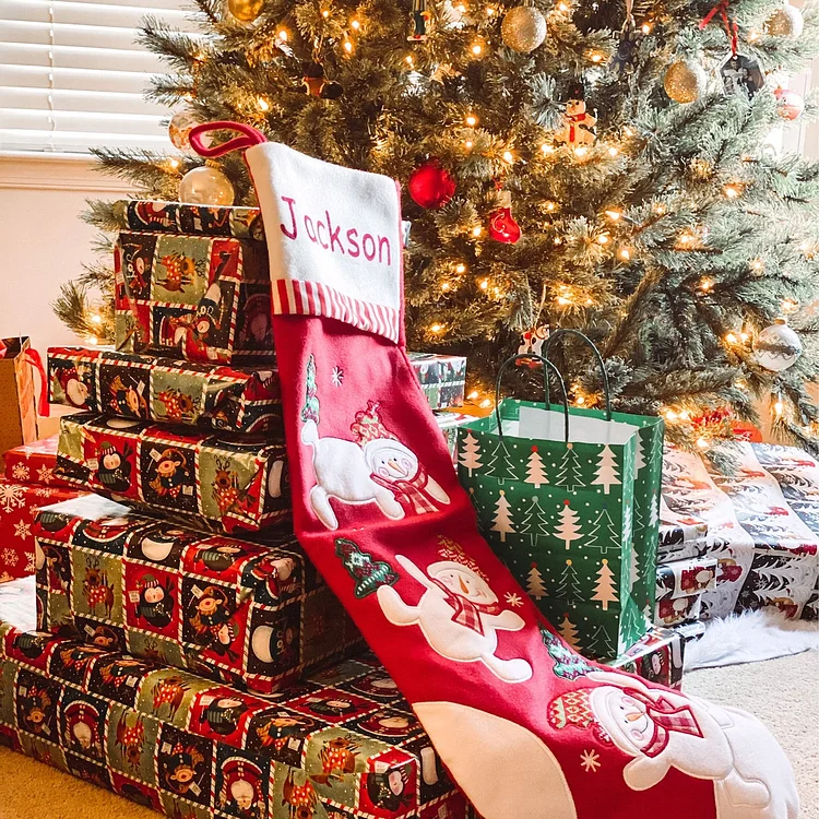 Customized Dibsies Giant Tumbling Christmas Stocking