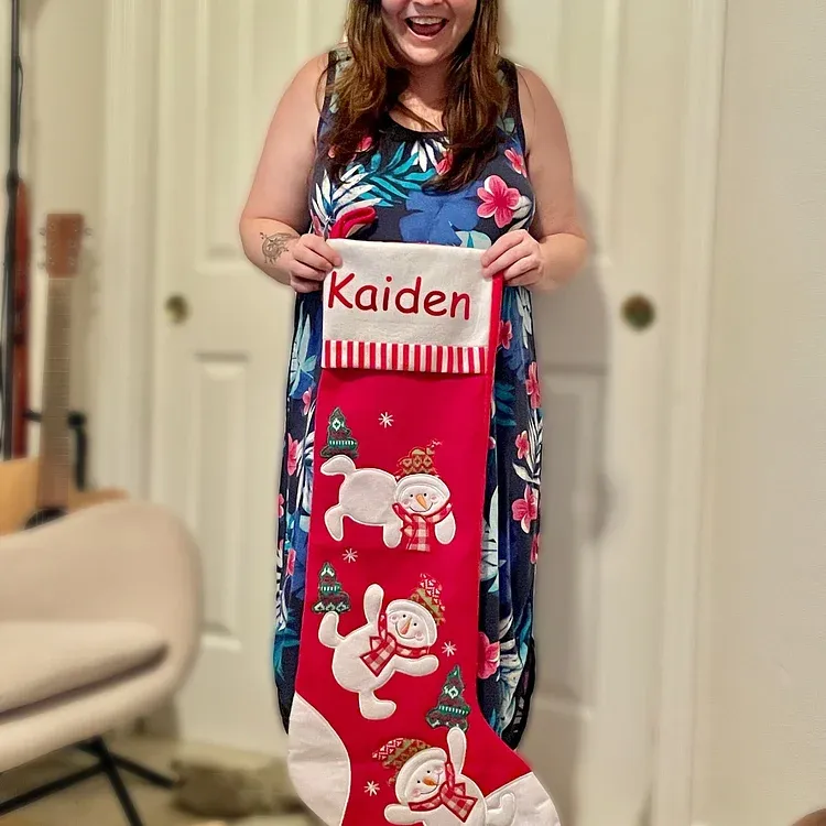 Customized Dibsies Giant Tumbling Christmas Stocking