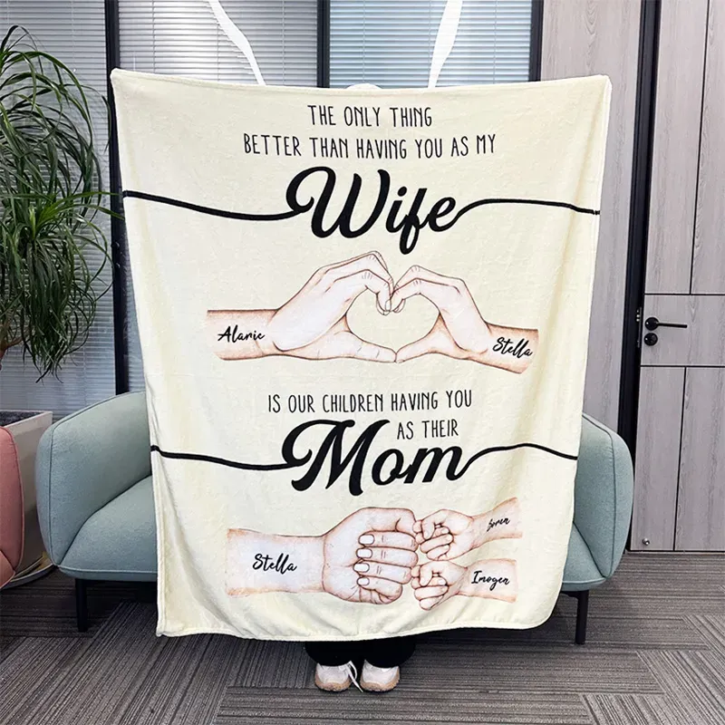 The Only Thing Better Than Having You As My Wife Blanket