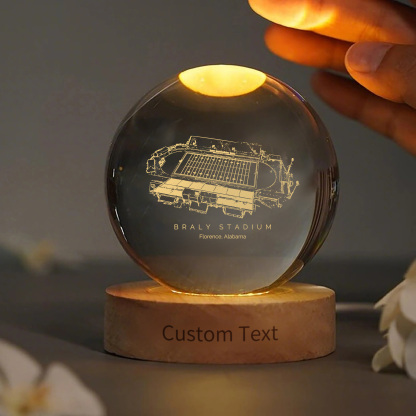 Braly Stadium 3D Spherical Crystal Ball Lamp