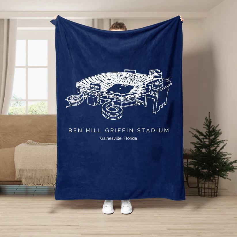Ben Hill Griffin Stadium - Florida Gators football, College Football Blanket