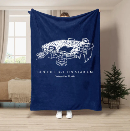 Ben Hill Griffin Stadium - Florida Gators football, College Football Blanket