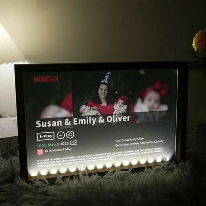 MOM/MUMFLIX Custom Mother’s Day Photo Light Frame
