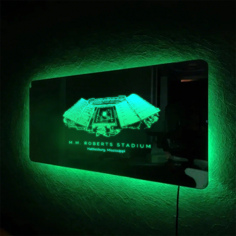 M. M. Roberts Stadium Mirror Light-Gifts For Sports LoversSouthern Miss Golden Eagles