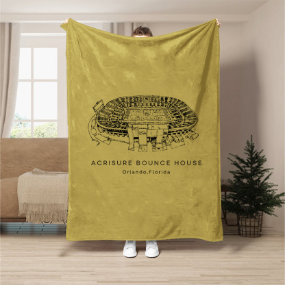 Acrisure Bounce House- College Football Blanket