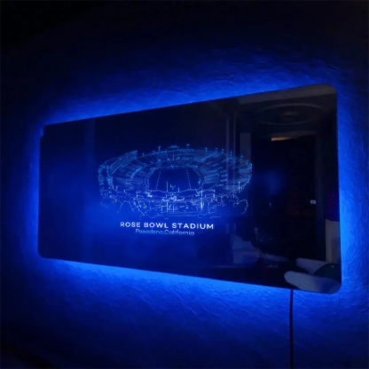 Rose Bowl Stadium Mirror Light-Gifts For Sports Lovers、UCLA Bruins、Los Angeles Rams、Pasadena California
